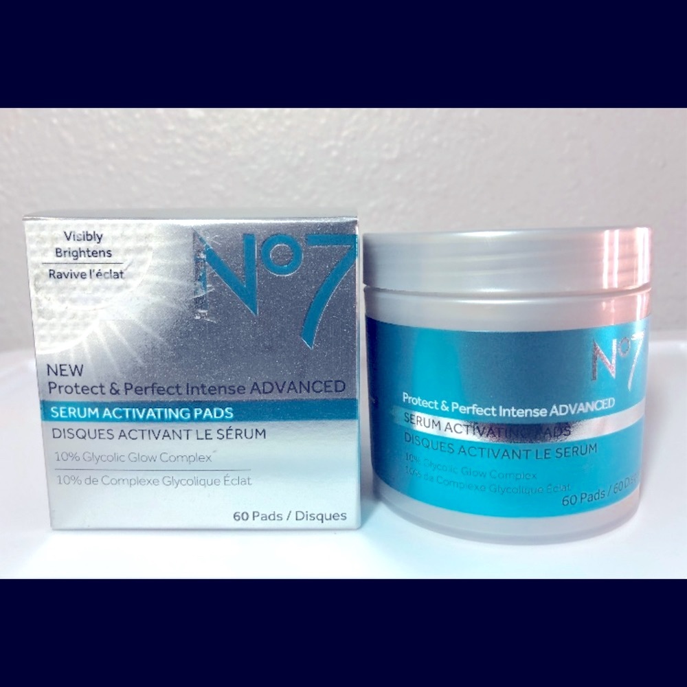 NIB/Sealed No7 Advanced serum activating pads 60